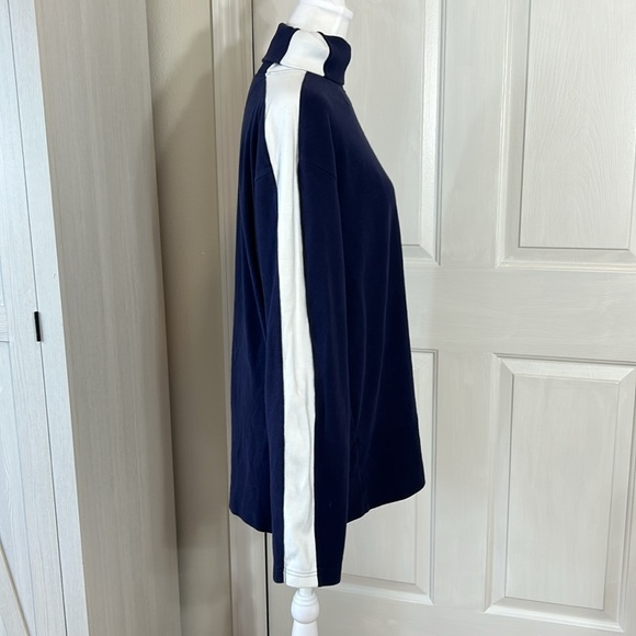 Tommy Hilfiger Mens Blue/Red/White Turtle Neck Sz L - Picture 5 of 11